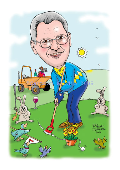 GolfCaricature